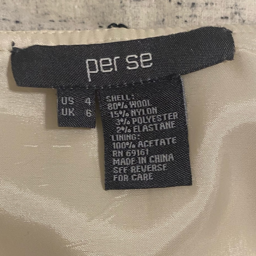 host pick! Per Se black and cream skirt - Picture 8 of 9